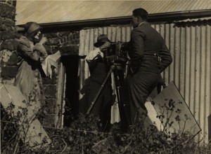 Paulette McDonagh (w/d) directing a scene, The Far Paradise (1928). AUC