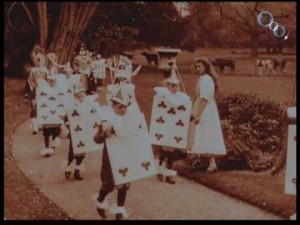 May Clark (a) in Alice in Wonderland (1903). BFI