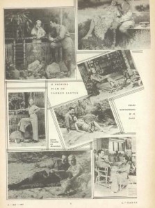 Publicity stills of Carmen Santos's Onde a terra acaba(1931). 