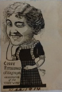 Newspaper clipping, Cissy Fitzgerald (a/p). NYPL.