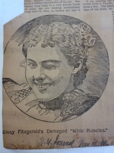 Newspaper clipping, Cissy Fitzgerald (a/p). New York Journal (November 15, 1896): n.p. NYPL.