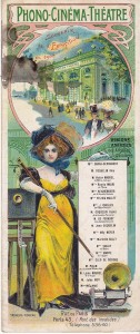 Phono-Cinéma-Théâtre programme, 1900. PC