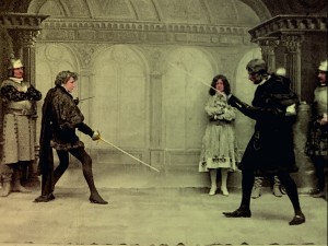 Sarah Bernhardt (a/p/w) in “Hamlet", a Phono Cinema Théâtre production, 1900. FRPG