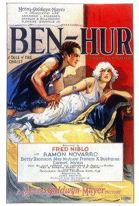 Poster for Ben Hur (1925). 