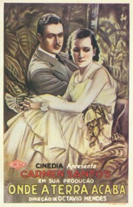Carnen Santos (a) poster Onde a terra acaba(1933). CB
